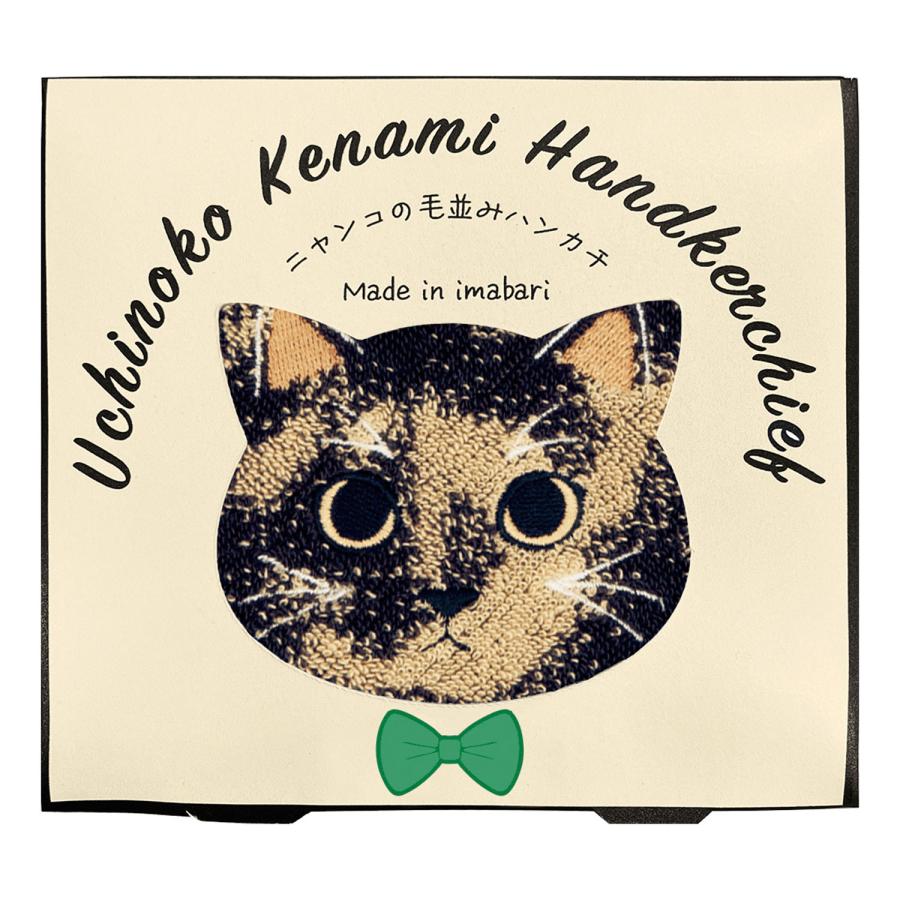 ハンカチセット 猫 花 ストロベリー 今治タオルハンカチ 猫 ハンカチ Uchinoko Kenami Handkerchief