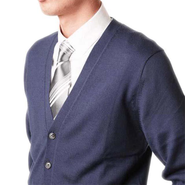 メンズ カーディガン エクストラファインメリノ ウォッシャブル 日本製 ウール 毛１００ Gim ジム 403 942 マンシングウェアと紳士服堀田勉強堂 通販 Yahoo ショッピング