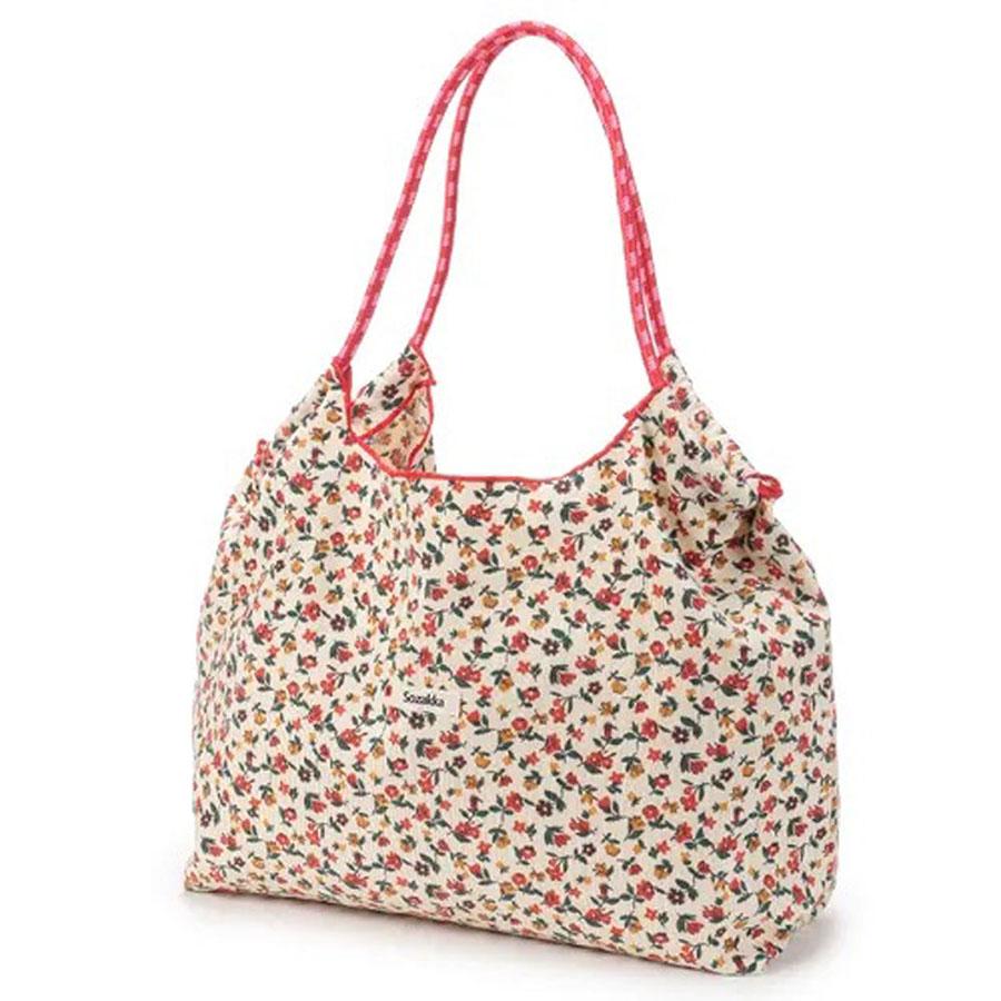 トートバッグ 花柄 春 夏 レディース 2WAY ギフト好適品 : メンズ