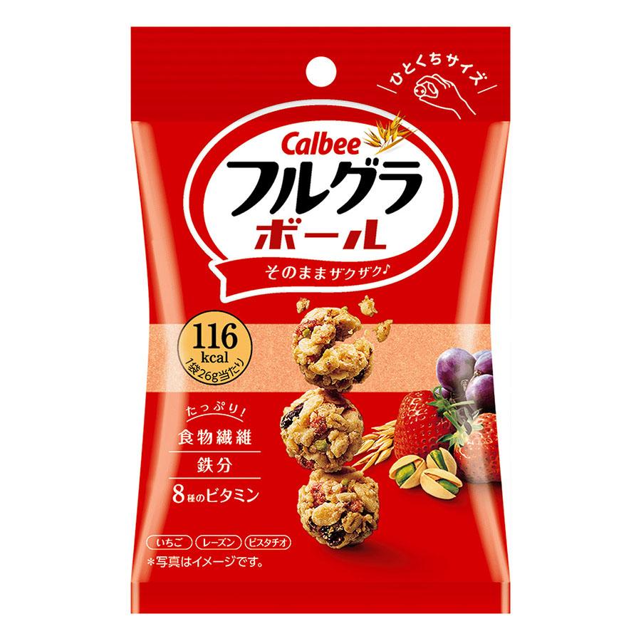 フルグラ カルビー フルグラボール 保存食 携帯 フルーツグラノーラ 個