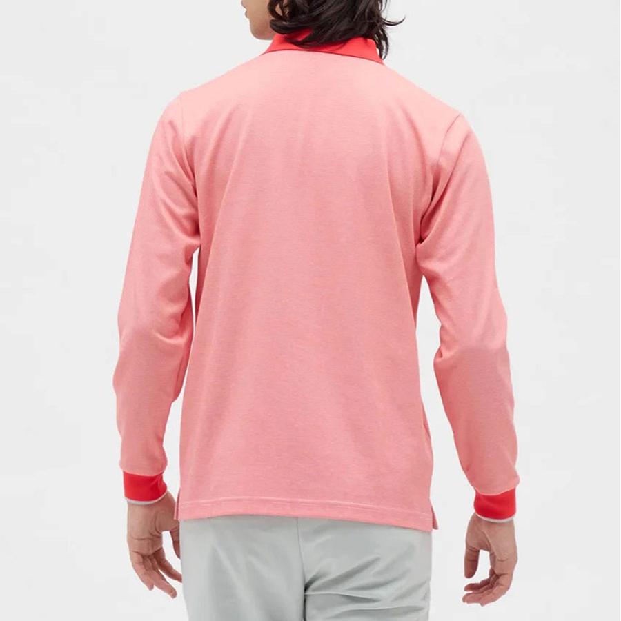 Munsingwear ゴルフ ポロシャツ Mサイズ メンズ ピンクオレンジ Munsingwear（マンシングウェア） 30%OFF セール メンズ 長袖