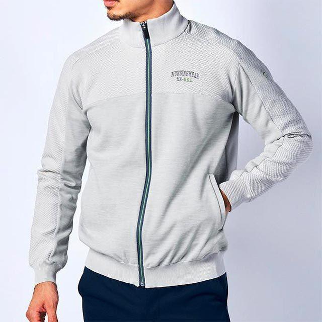 マンシングウェア メンズ ニットブルゾン メンズ ハイブリット ゴルフ フロントジップ 22年 Mgmtjl04 Gy00 メンズファッション