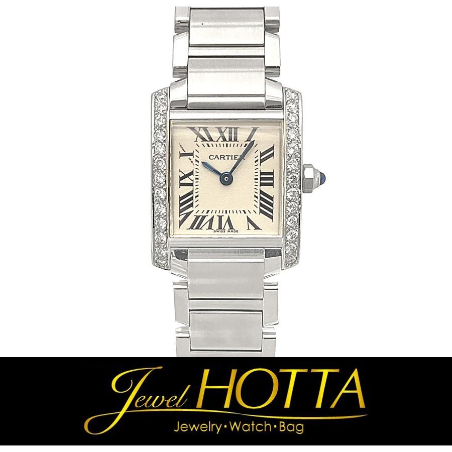 TANK（Cartier） カルティエ タンクフランセーズSM アフターダイヤ