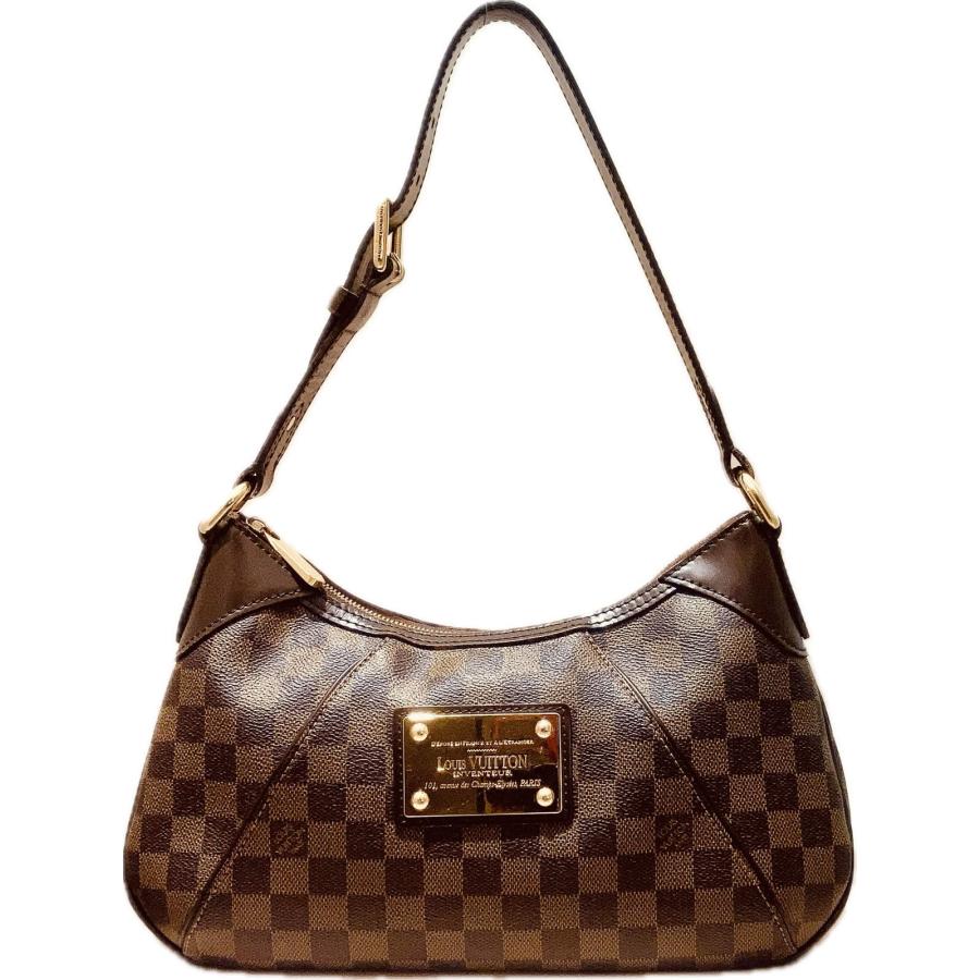【USED/A】ルイ・ヴィトン Louis Vuitton テムズ PM 肩掛け セミショルダー ショルダーバッグ ダミエ ブラウン N48180 レディース 中古の画像