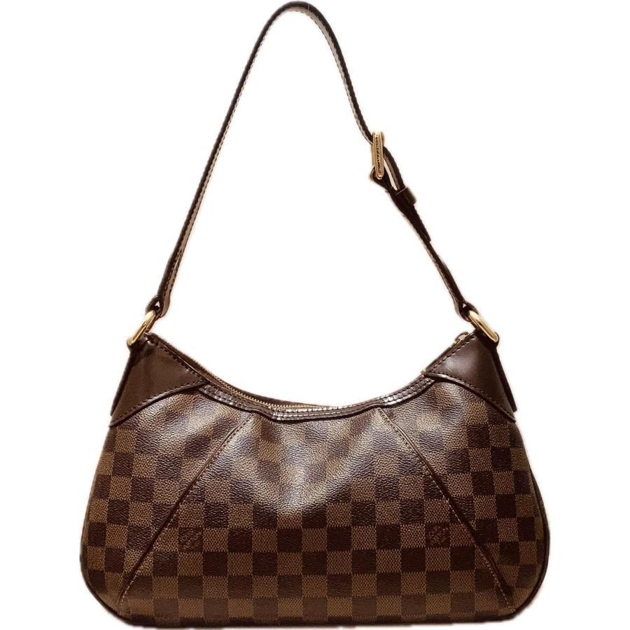 【USED/A】ルイ・ヴィトン Louis Vuitton テムズ PM 肩掛け セミショルダー ショルダーバッグ ダミエ ブラウン N48180 レディース 中古の画像