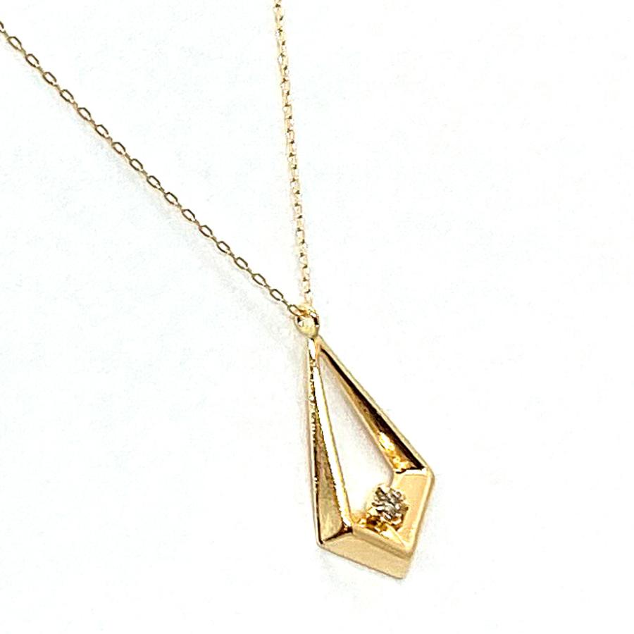 K18YG Hモチーフ ダイヤモンド ペンダントトップ D:0.30ct ヴァン 