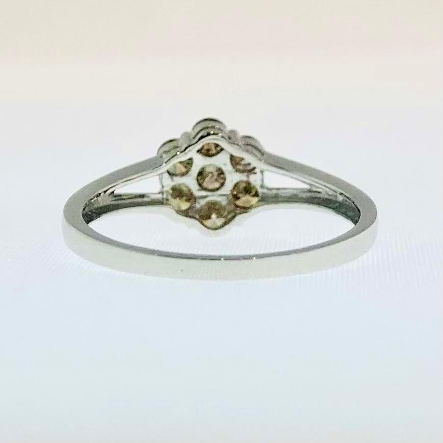 Pt900 ダイヤモンドリング 指輪 0.50ct ＃13 お花 プラチナ