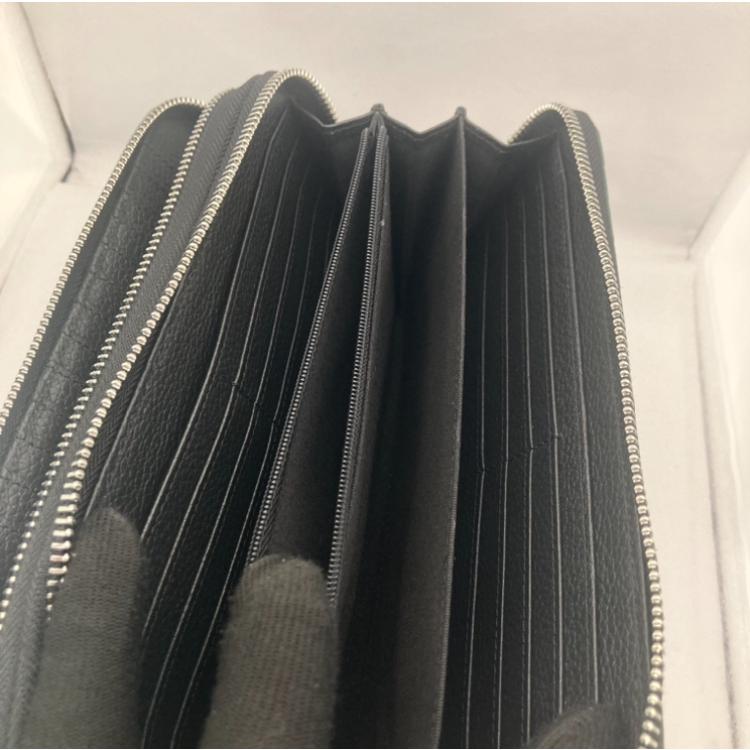 【高品質】クロコダイル マットクロコ 多機能財布 大容量 オーガナイザー 持ち手あり グリーン 鰐 ワニ 金運アップ【新品】の画像