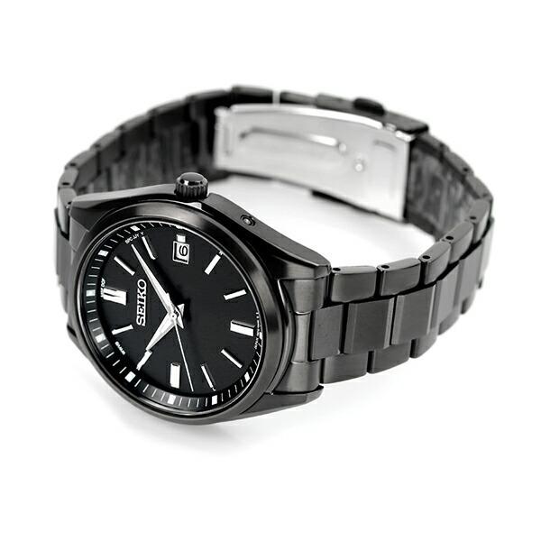 【新品】SEIKO セイコーセレクション メンズソーラー電波 SBTM325 オールブラック 10気圧防水 サファイアガラス【国内正規保証3年】の画像