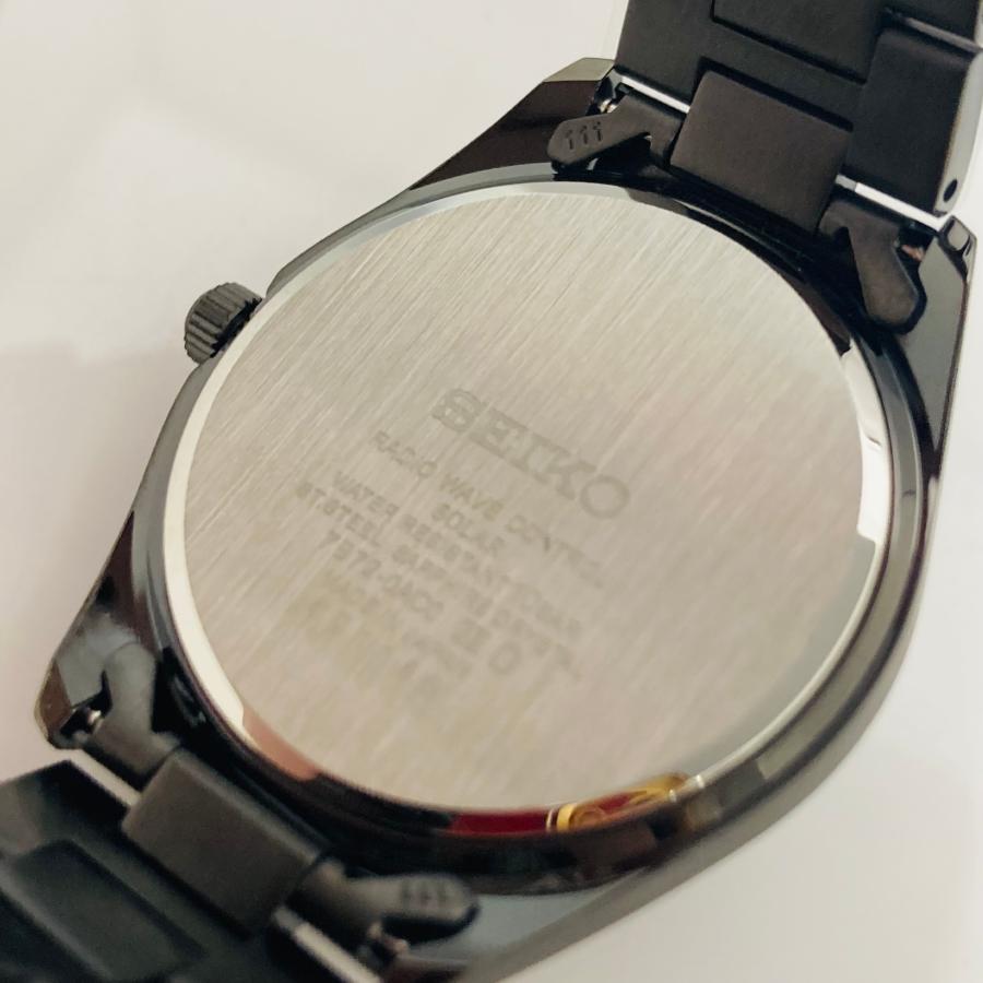 【新品】SEIKO セイコーセレクション メンズソーラー電波 SBTM325 オールブラック 10気圧防水 サファイアガラス【国内正規保証3年】の画像