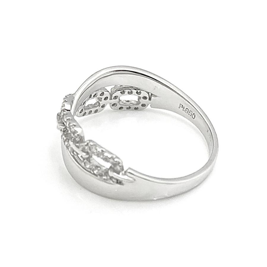 プラチナ950ダイヤモンド0、2ct リング Pt950 プラチナ ダイヤモンド リング 0.2ct クロスモチーフ 指輪