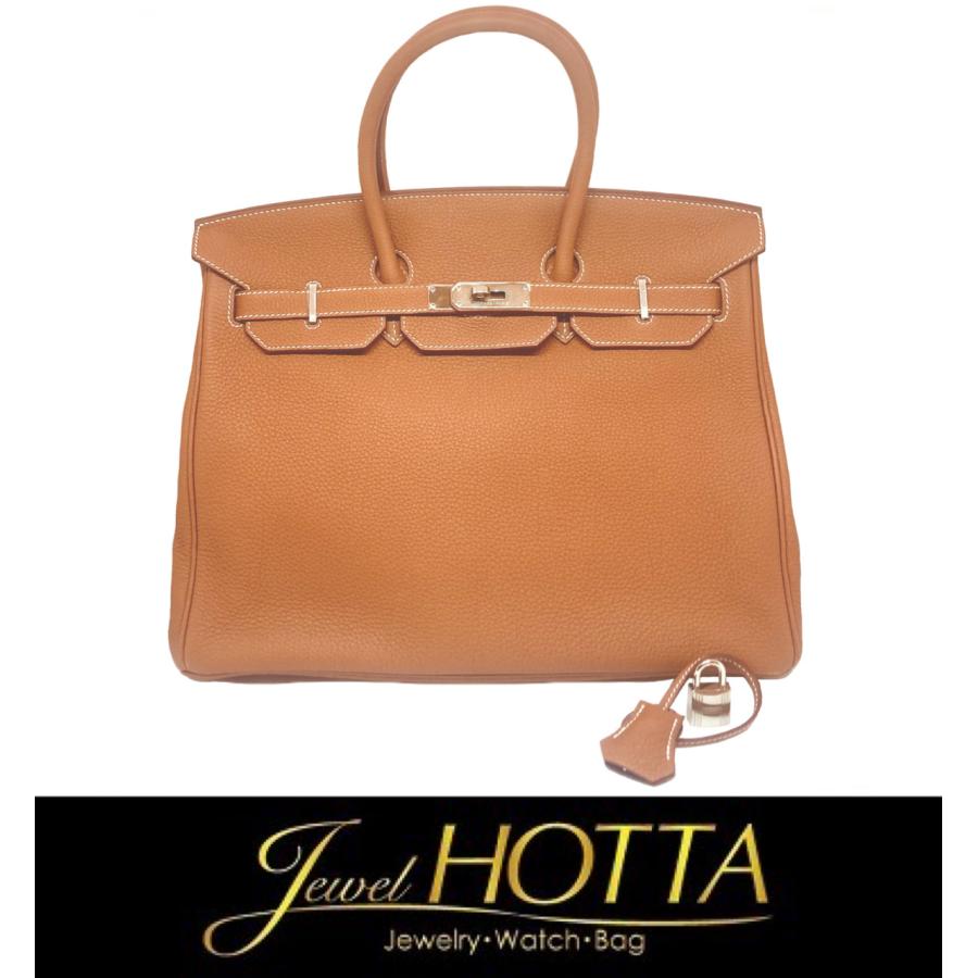 Birkin 【T刻印2015年式】HERMES エルメス バーキン35 トゴ ゴールド