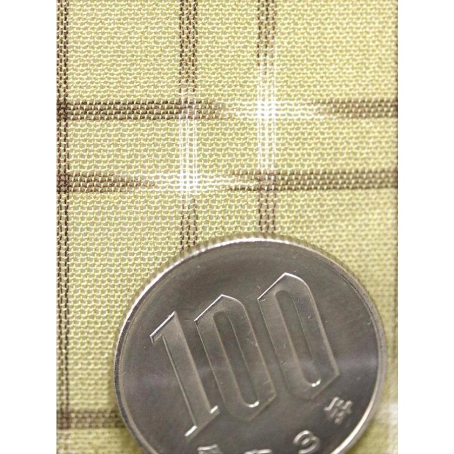 琉球かすり 反物 No.201 格子柄・ウグイス地・夏物 : ゆかた反物の堀田