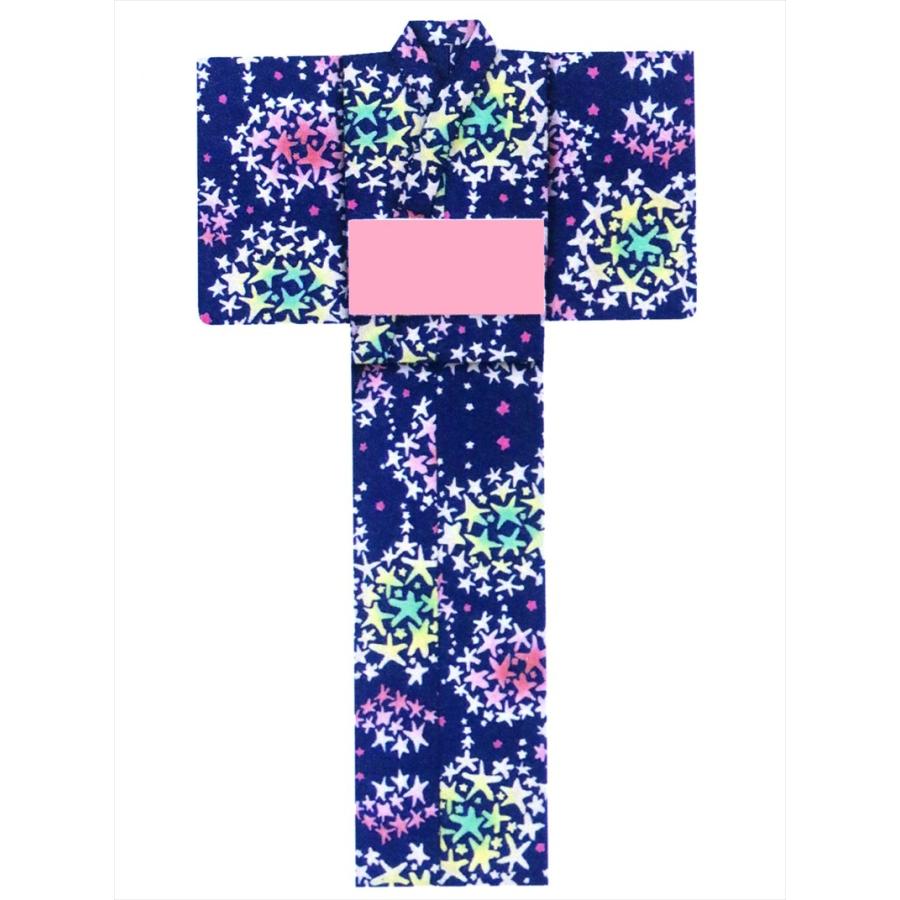 TSUMORI CHISATO（ツモリチサト） 浴衣 反物 No.191 濃紺地・花火柄