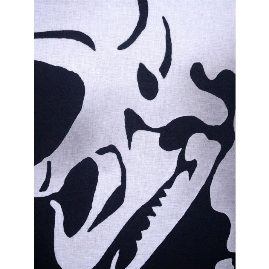 男物 浴衣 反物 No.636 黒地・恐竜柄 : ゆかた反物の堀田 - 通販