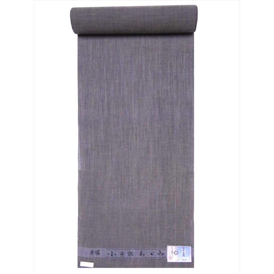 浴衣 反物 No.656  利休茶地・小千谷縮み