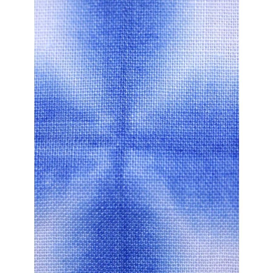 絞り浴衣反物 No.978 雪花絞り 白地 タスキ柄 : ゆかた反物の堀田