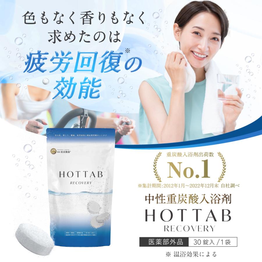 HOT TAB（ホットタブ） 薬用 入浴剤 リカバリー 30錠 ダルビッシュ有