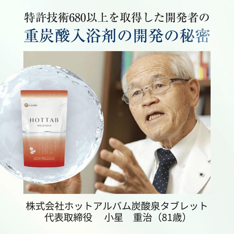 HOT TAB（ホットタブ） 入浴剤 ウェルネス 90錠 医薬部外品 重炭酸入浴