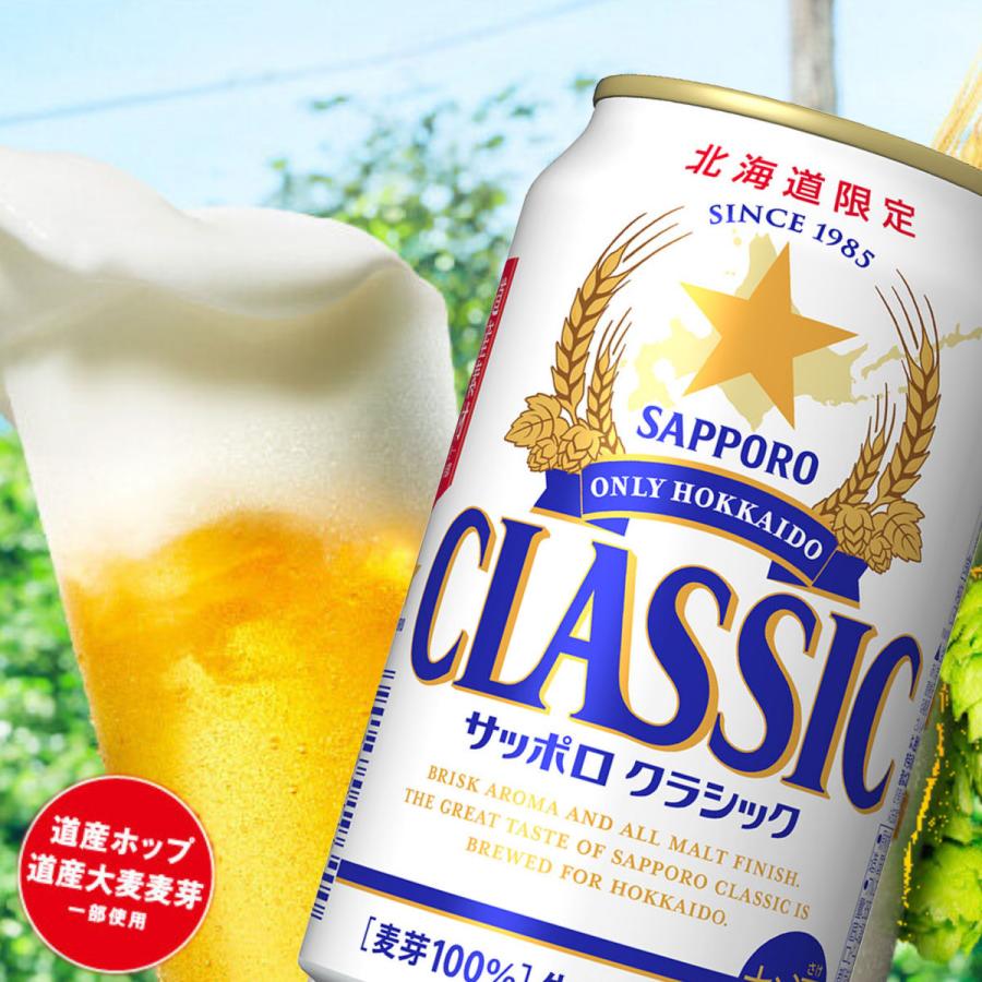 お歳暮 2025 富良野 VINTAGEサッポロクラシック ビール 350缶 12