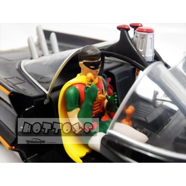 ミニカー　1/24　JadaTOYS/　1966年　バットマン　TVシリーズ　バットモービル　フィギュア付｜hottoys-c2｜04