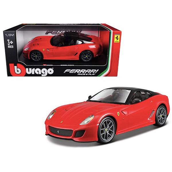 ミニカー 1/24 ・ブラゴ フェラーリ 599GTO 赤/黒 予約商品 : HOTTOYS