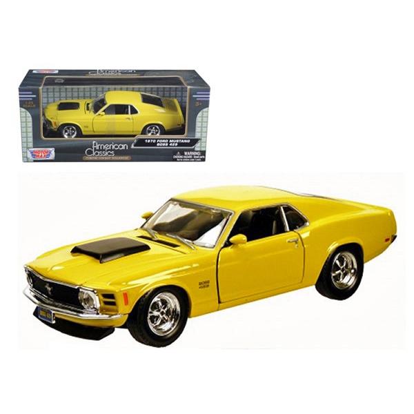 1/24 MOTORMAX 1970 フォード・マスタング BOSS429 黄色 予約商品