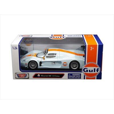 ミニカー MOTORMAX 1/24 マセラティ MC 12 Corsa GULF ガルフカラー