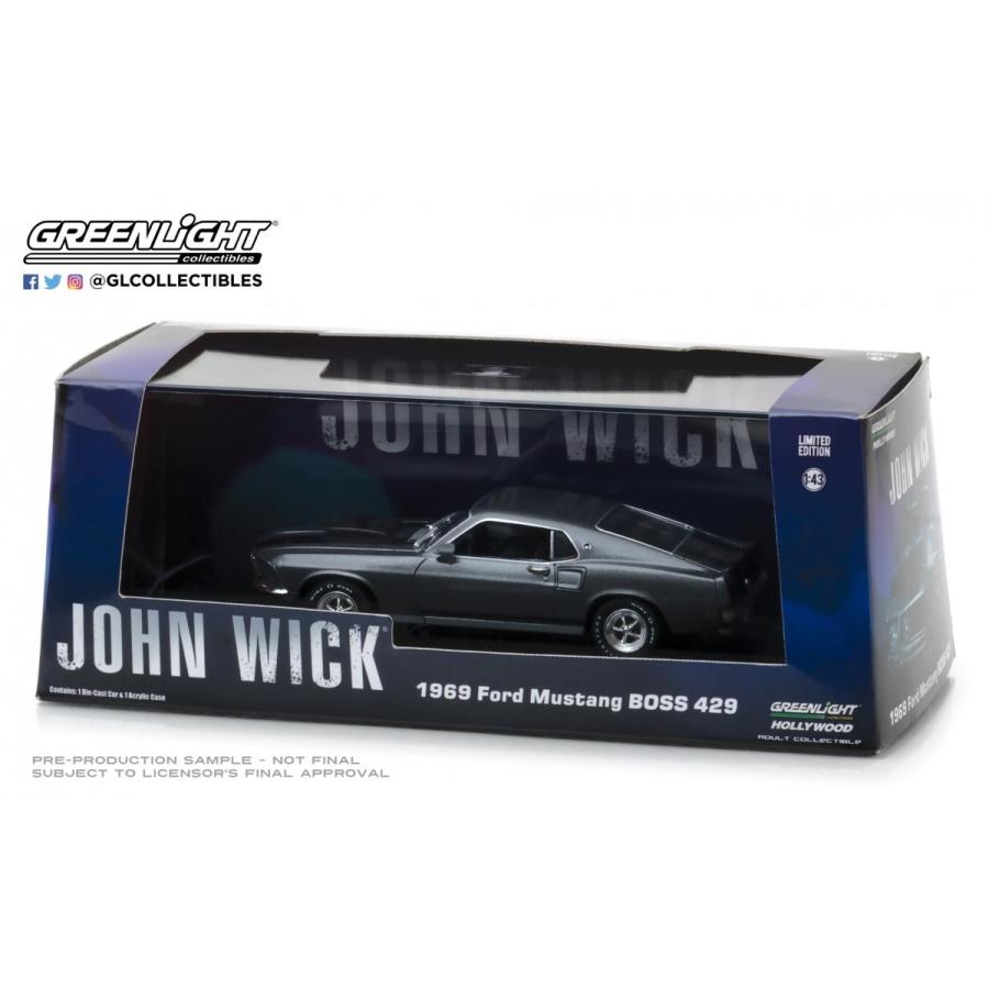 映画 ジョン・ウィック に登場するマスタングです ミニカー 1/43