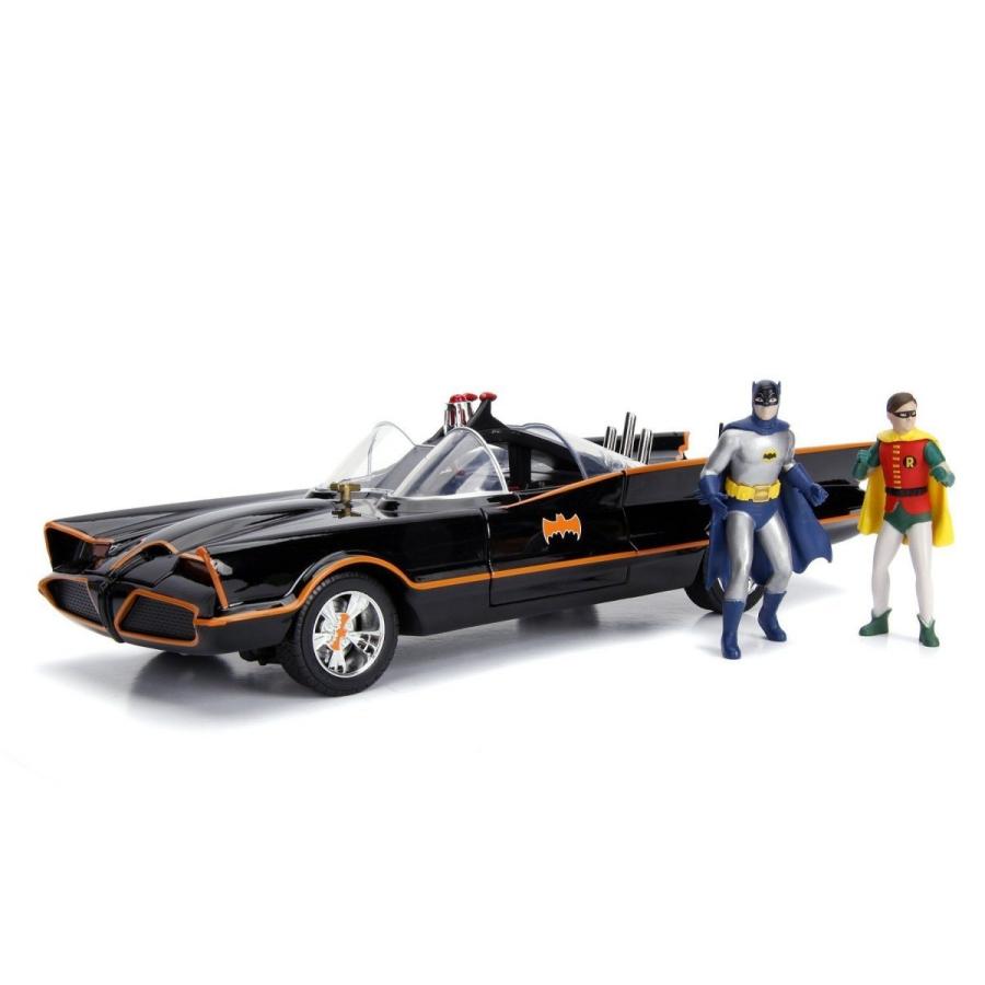 ミニカー 1/18 JadaTOYS　特別豪華モデル 1966年 バットマン　TVシリーズ　バットモービル　フィギュア付　ライト点灯　　予約商品｜hottoys-c2｜04