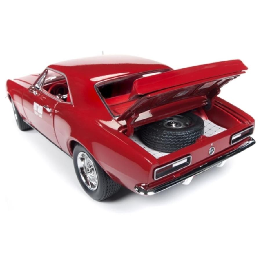 超特価激安 ミニカー 1 18 AUTOWORLD 1967 シボレー カマロ Z28 赤 白