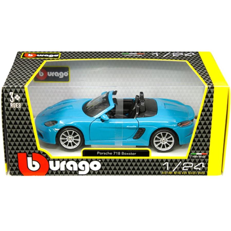 ミニカー ブラゴ 1/24 ポルシェ 718 ボクスター 青色 予約商品 ミニカー ブラゴ 1/24 ポルシェ 718 ボクスター 青色 予約商品