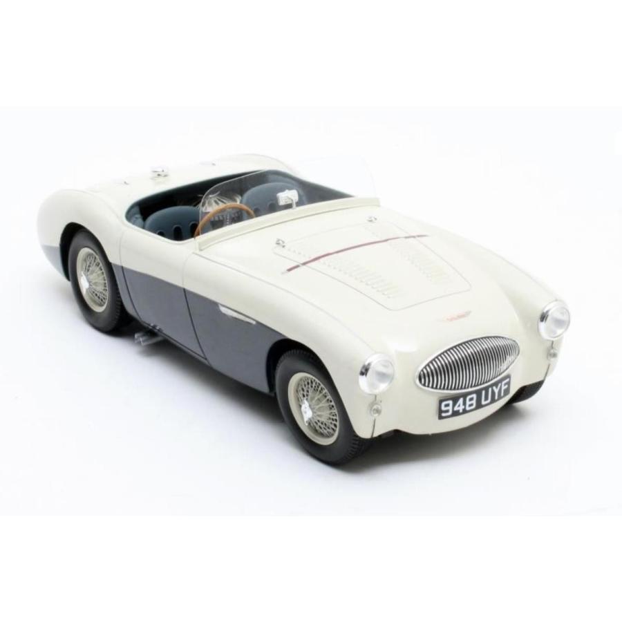 ミニカー CULTMODEL 1/18 1955 オースチンヒーレー 100S 白/青