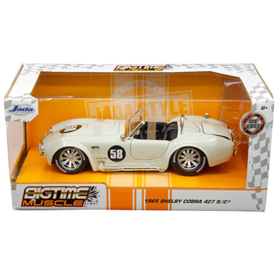 ミニカー 1 24 Jadatoys 1965 シェルビー コブラ 427s C 58 クリーム色 アメ車 1965 Shelby Cobra 427 S C 予約商品 Hottoys 通販 Yahoo ショッピング