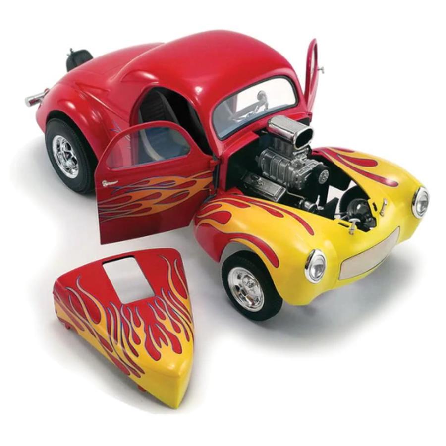ミニカー 1/18 ACME 1941 Red Flamed Gasser アメリカングラフィティー