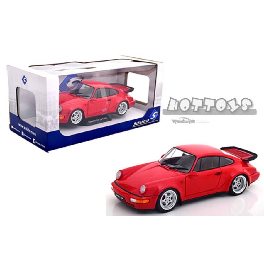 ミニカー Solido 1/18 1990 ポルシェ 964 ターボ 赤 1990 ミニカー Solido 1/18 1990 ポルシェ 964 ターボ 赤 1990