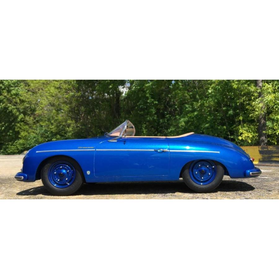 キラル　ポルシェ 356A ミニカー オリジナルボックスの雰囲気のあるイラストが魅力的で1950年代の時代感