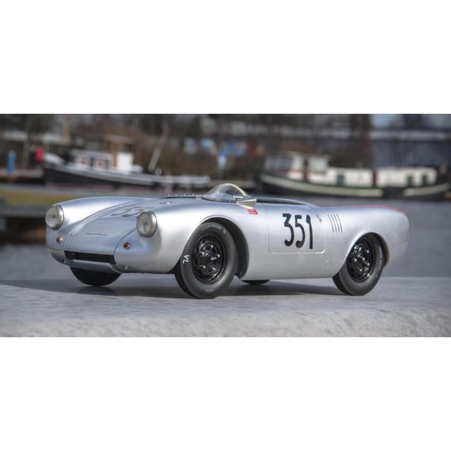 Schuco　ポルシェ 550 Spyder　ミニカー シルバー PORSCHE 550 SPYDER - 増えすぎたミニカーに愛を捧ぐ