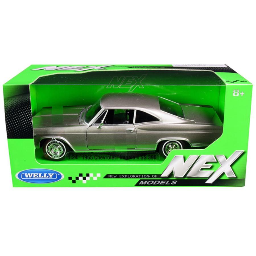 ミニカー 1/24 WELLY 1965 シボレー インパラ 396SS 銀色 1965 ミニカー 1/24 WELLY 1965 シボレー インパラ 396SS 銀色 1965