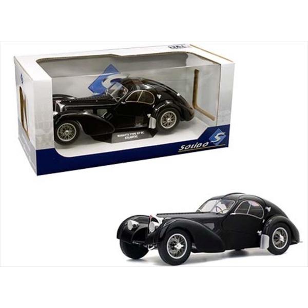 ミニカー 1937 ブガッティ T57 アトランティック 黒 1/18 Solido 特別