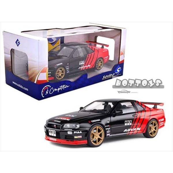 超目玉 ミニカー 1 18 1999 スカイライン Gtr R34 黒 アドバン Solido 1999 Nissan Gt R R34 Advan Drift 予約商品 海外輸入 Www Doctor Plan Com