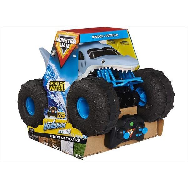 巨大 水の上も走る ラジコン メガロドン モンスタートラック 巨大 1/15