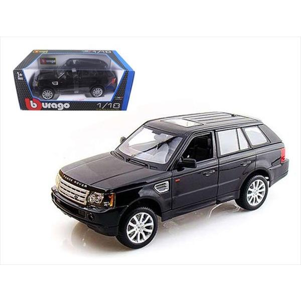 ミニカー ランドローバー レンジローバー スポーツ 黒色 1/18 ブラゴ