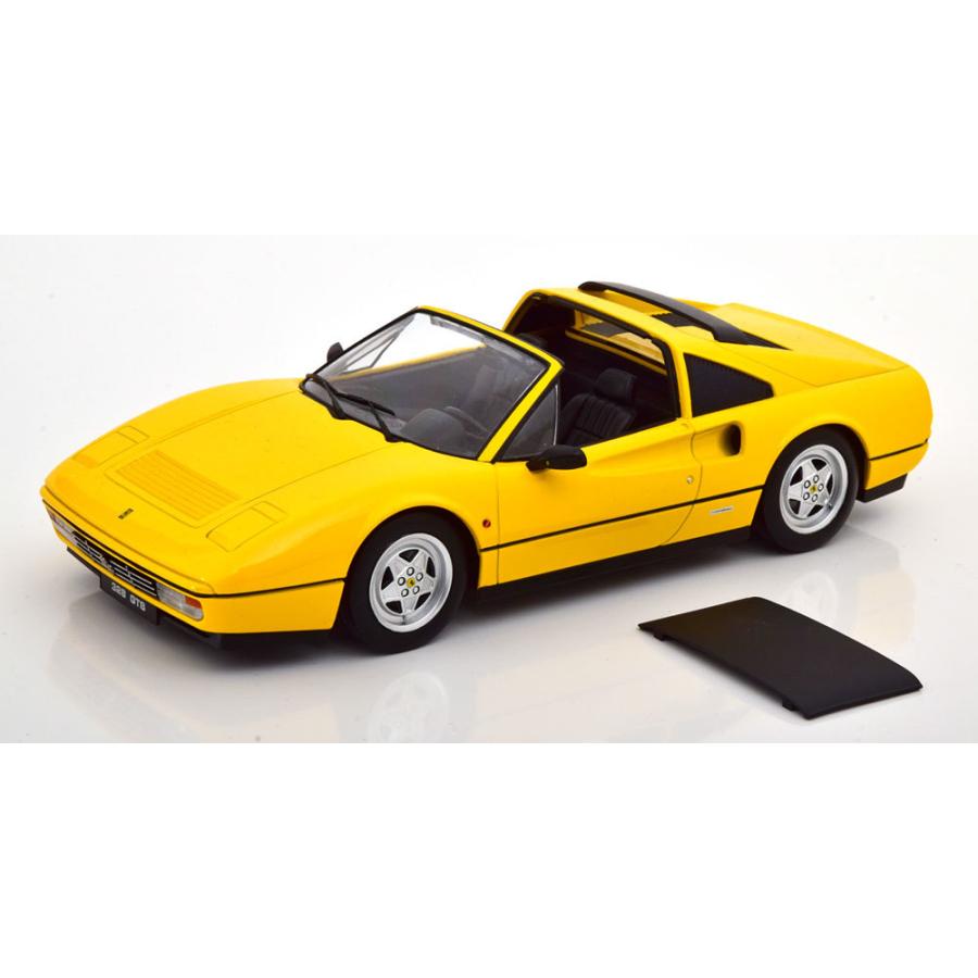 ミニカー 1/18 1985 フェラーリ 328 GTS 黄色 予約商品 : HOTTOYS