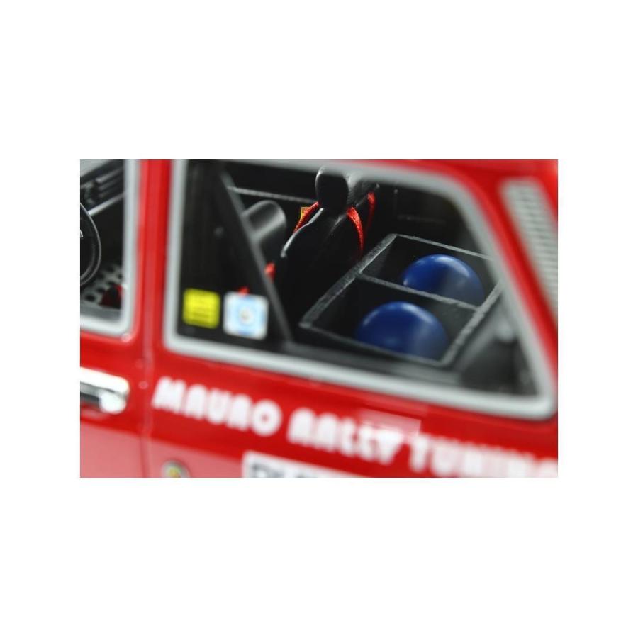 ミニカー アウトビアンキ A112 ラリー ＃205 オレンジ色 1/18 LRM