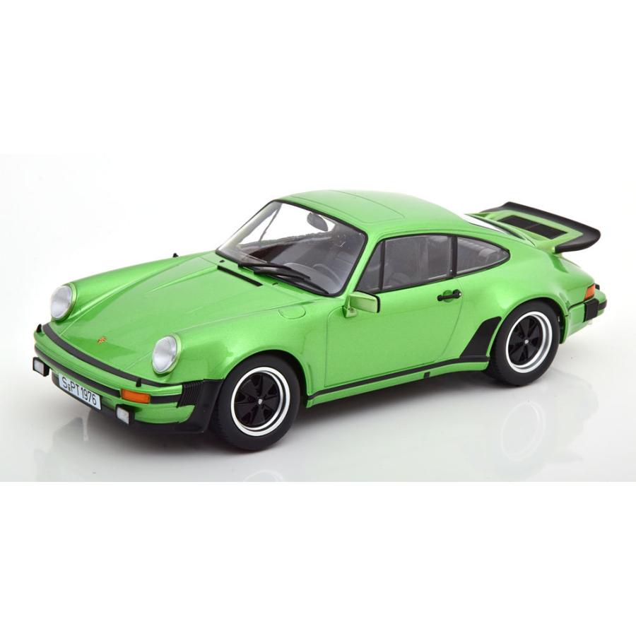 ミニカー　1/18　ポルシェ　911　（930）ターボ　3.0　1978　グリーンメタ色　KKS 　　予約商品