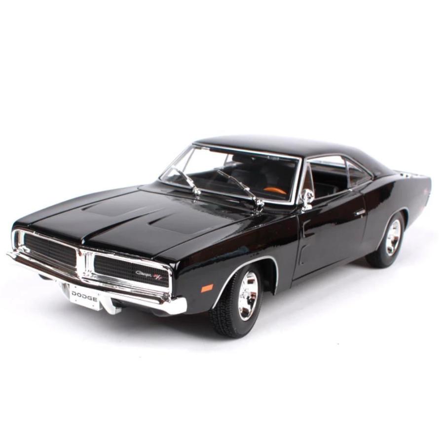 ミニカー 1/18 maisto 1969 ダッジチャージャー 黒 1969 Dodge Charger