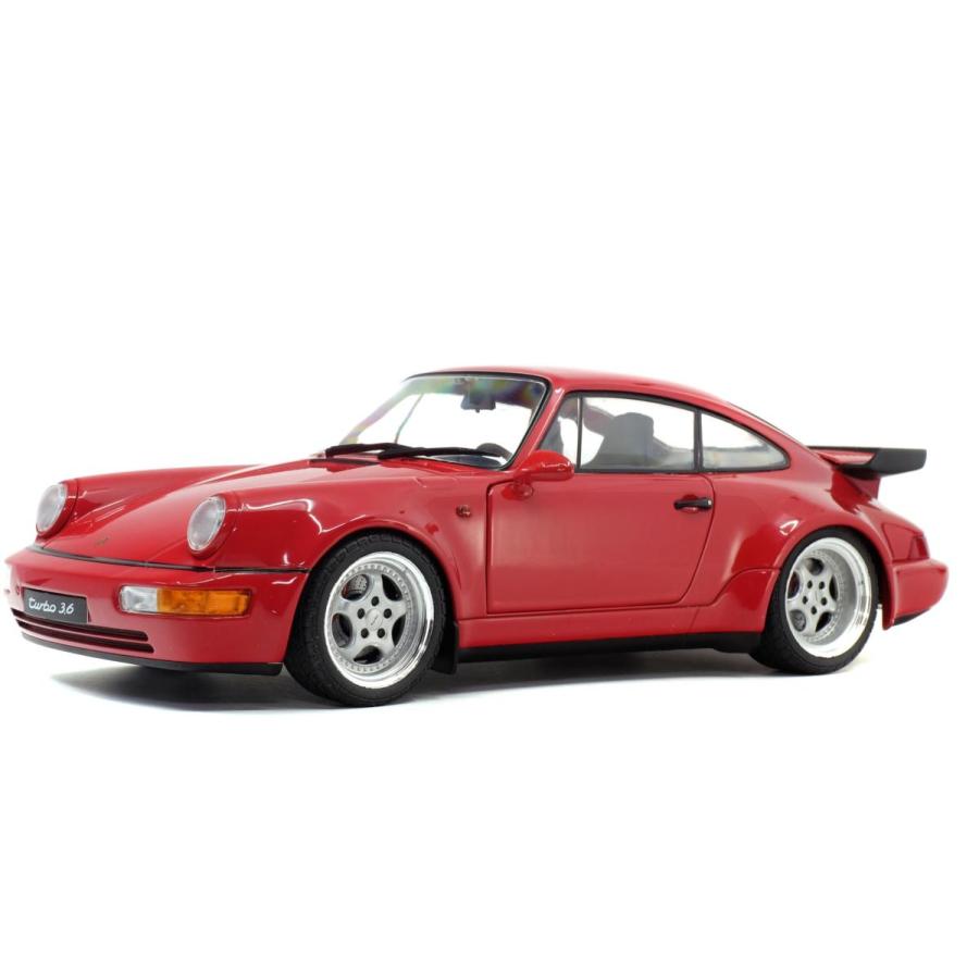 ミニカー　1/18　1990　ポルシェ　964　RS　赤色　1/18　Solido　1990 Porsche 964 3.8 RS 　予約商品