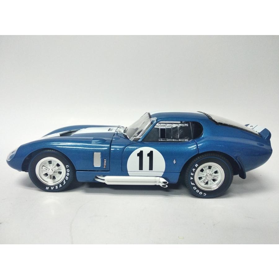 ミニカー 1/18 1965 シェルビー・コブラ・デイトナクーペ ＃11 青/白