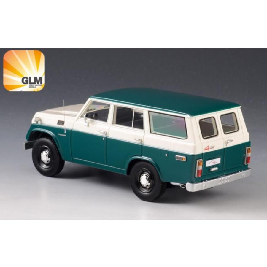 ミニカー 1/43 トヨタ ランクル FJ55 1979 緑色/白色 GLM